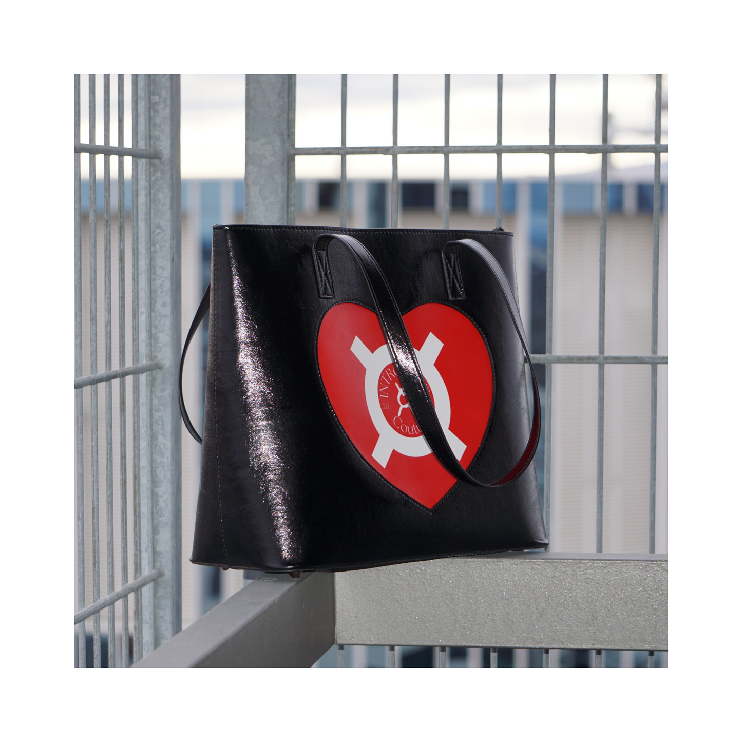 INTROVERT Couture - Heart Tote Bag 24
