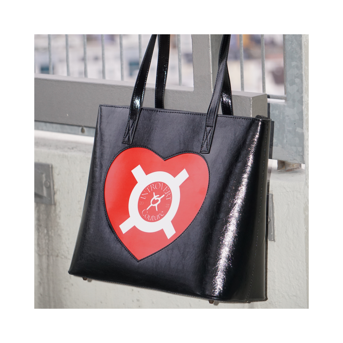 INTROVERT Couture - Heart Tote Bag 24