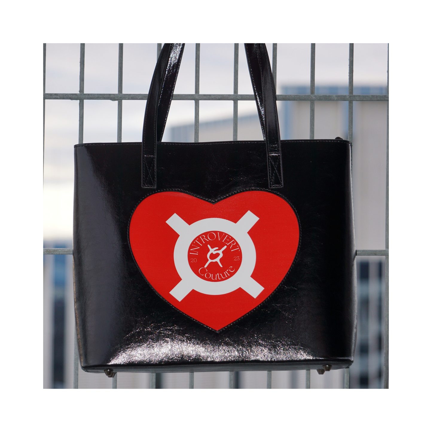 INTROVERT Couture - Heart Tote Bag 24
