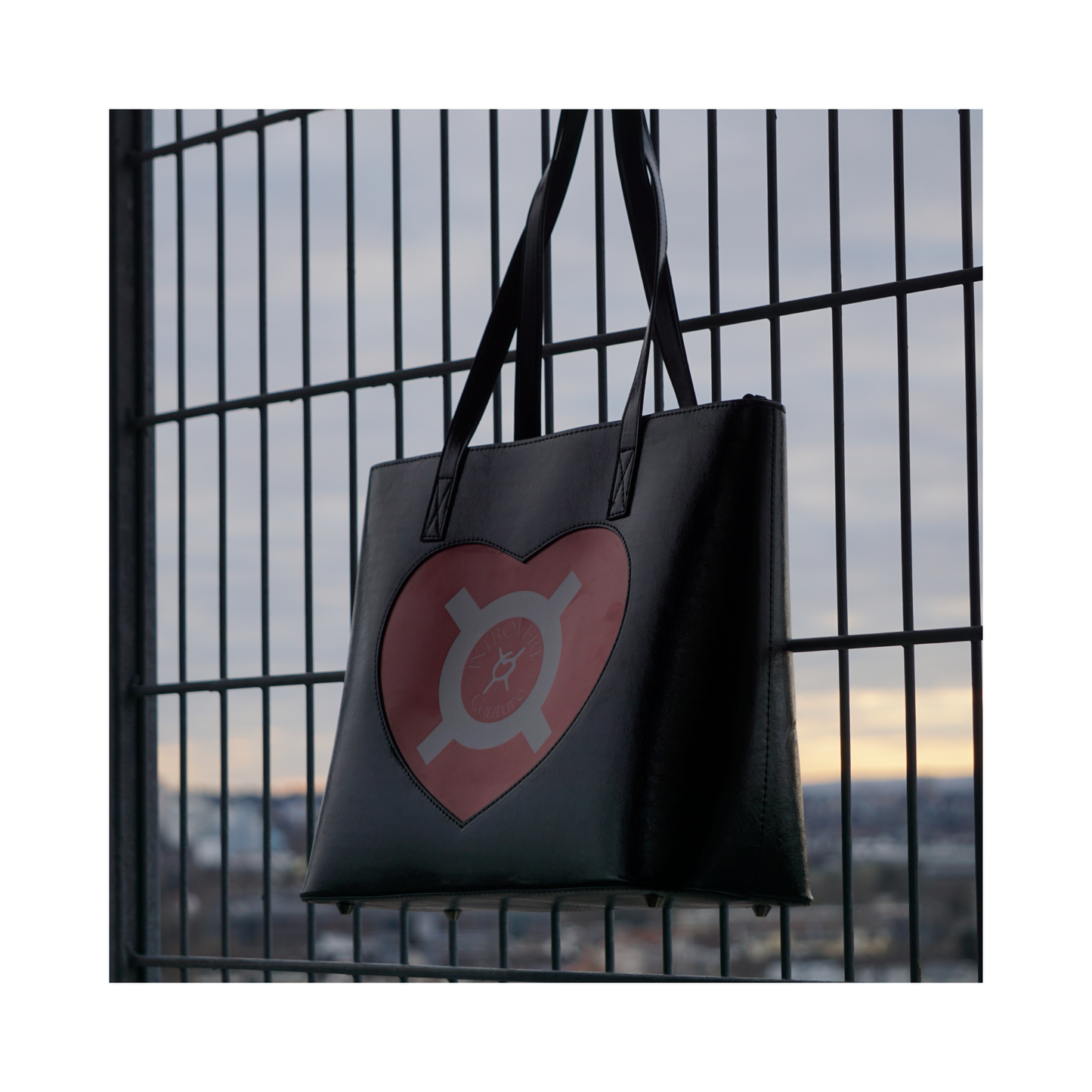INTROVERT Couture - Heart Tote Bag 24